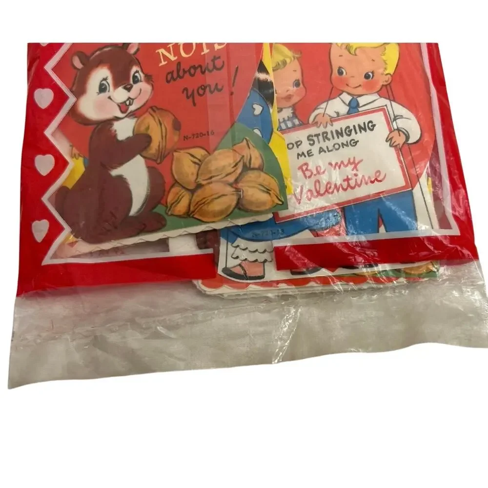 1950’s-1960’s 20 Clever Cut-Outs Valentines Card Unopened Original Packaging NOS